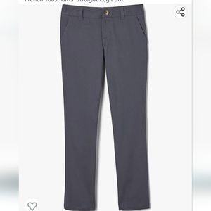 GIRL'S Heather Grey French Toast Straight Leg pants, 5